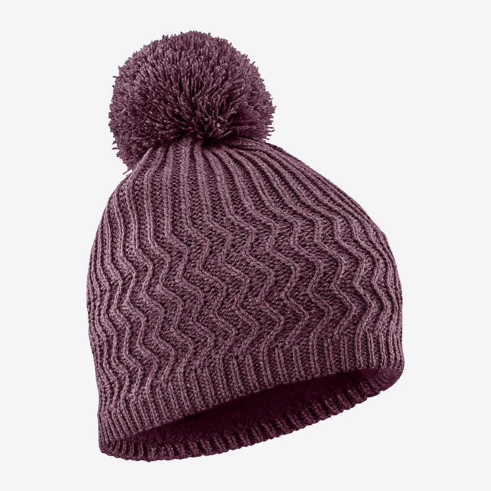 Salomon Israel KUBA - Mens Beanie - Purple (BNJW-38901)